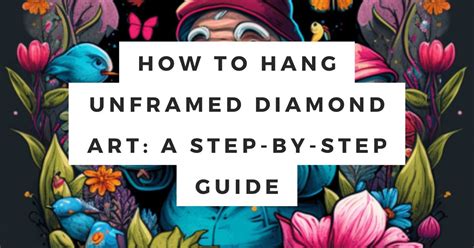 how to hang diamond art: A multifaceted exploration